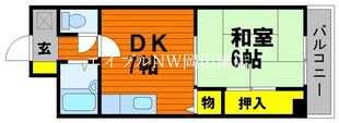 岡山駅 バス30分  豊成下車：停歩8分 9階の物件間取画像